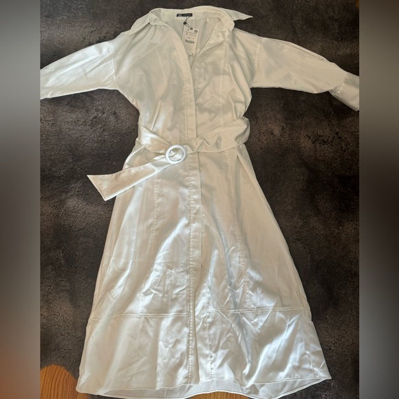 ZARA SATIN EFFECT SHIRT DRESS / REF. 8273/543 - Picture 2 of 7